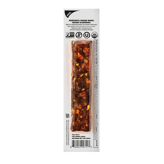 Solely Organic Mango Blueberry Fruit Jerky Strip 0.8oz (12ct)