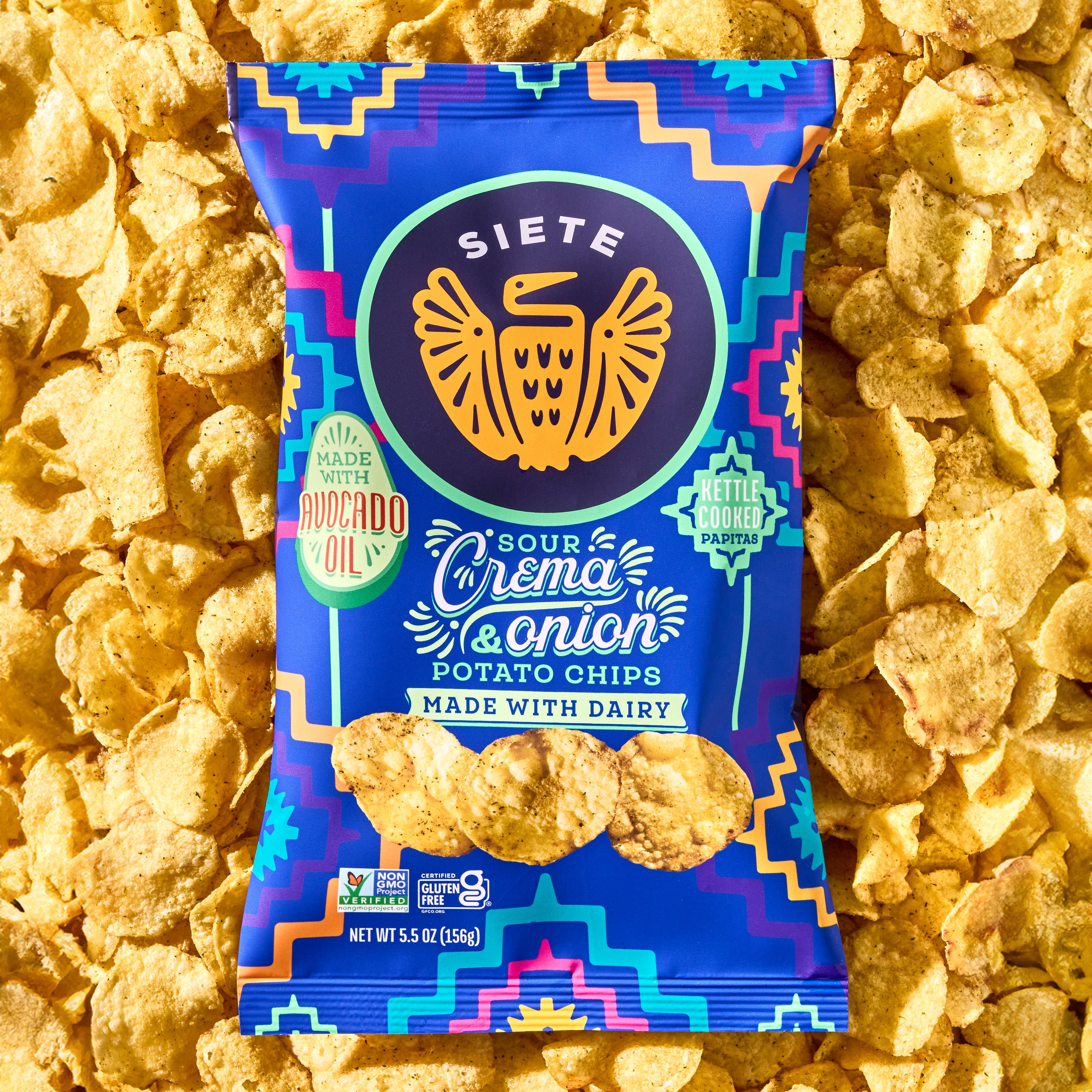 Sour Crema & Onion Kettle Cooked Potato Chips - 24 bags