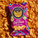 Spicy Dill Pickle Kettle Cooked Potato Chips - 24 bags