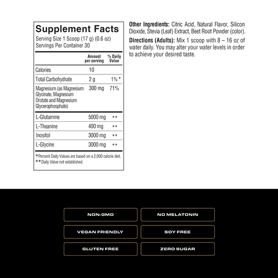 Spoken Sleep Builder — Cherry (6 count case, 18oz tubs)