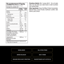 Spoken Grass Fed Whey Protein Chocolate — Supplement Facts