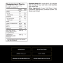 Spoken Grass Fed Whey Protein Vanilla — Supplement Facts