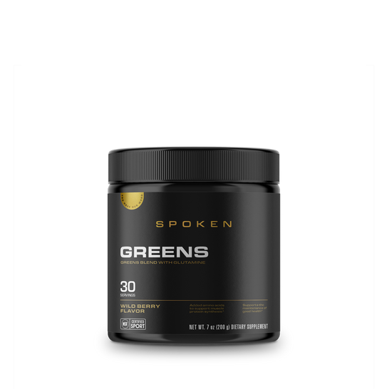 Spoken Greens — Berry Blast (6 count case, 240g tubs)