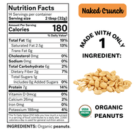 NAKED CRUNCH Organic Peanut Butter - Wholesale