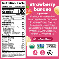 Noka - Strawberry Banana +Immune Support - 12pk