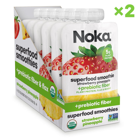 Noka - Strawberry Pineapple +Prebiotic Fiber - 12pk