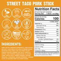 Righteous Felon Street Taco Pork Stick 1oz (24ct)