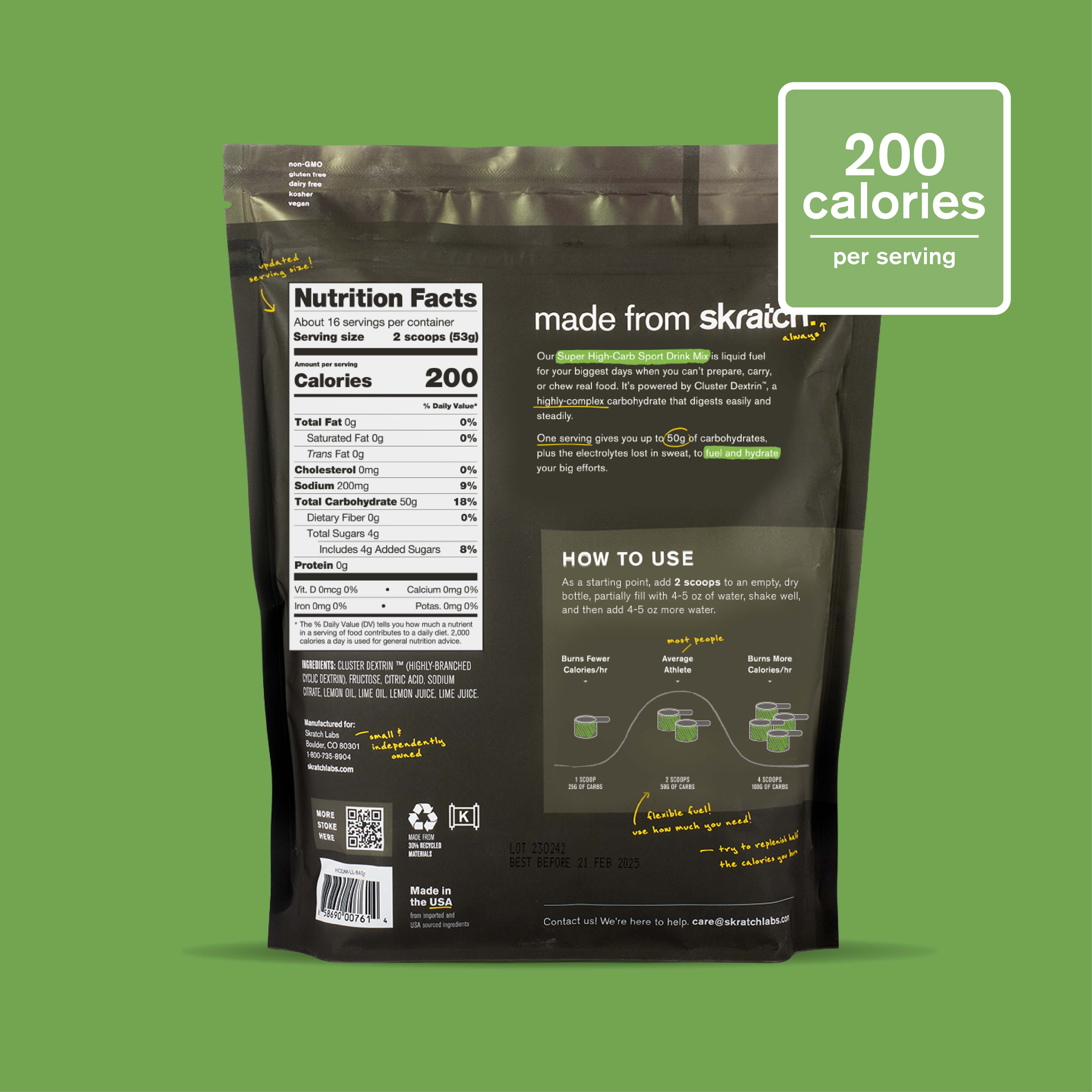 Super High-Carb Sport Drink Mix