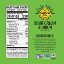 The Good Crisp Sour Cream & Onion Potato Crisps Grab & Go Can 1.6oz (12ct)