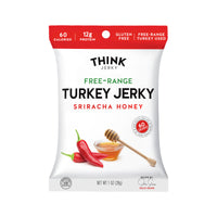 Sriracha Honey THINK Beef Jerky - 1 oz (50 Pack)