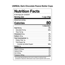 UNREAL Dark Chocolate Peanut Butter Cups Nutrition Facts