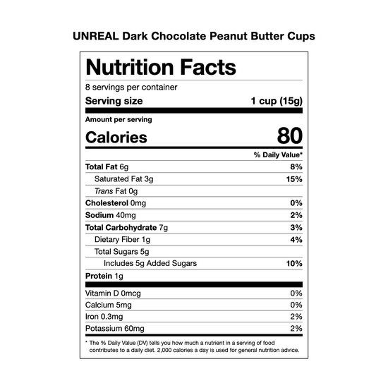 UNREAL - Dark Chocolate Variety Pack (5 Bags, 1 of Each Flavor)