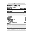 UNREAL Dark Chocolate Peanut Gems Nutrition Facts