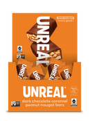 UnReal Mini Bites Dark Chocolate Caramel Peanut Nougat Bars 0.5oz (30ct)