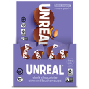 UNREAL - Mini Dark Chocolate Almond Butter Cups (Caddy of 40 Individually Wrapped Cups)