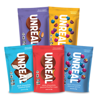 UNREAL - Dark Chocolate Variety Pack (5 Bags, 1 of Each Flavor)