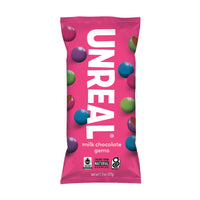 UnReal Milk Chocolate Gems Snack Pack 1.5oz (12ct)