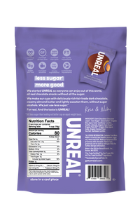 UNREAL - Dark Chocolate Almond Butter Cups (Case of 6 Bags, 6 Cups per Bag - 36 Cups)