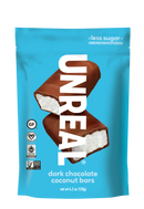 UNREAL - Dark Chocolate Coconut Bars (Case of 6 Bags, 8 Bars per Bag - 48 Bars)