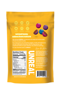UNREAL - Dark Chocolate Crispy Quinoa Gems (Case of 6 Bags, 5 oz each)