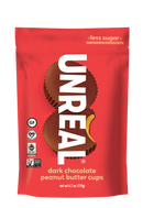 UNREAL - Dark Chocolate Peanut Butter Cups (Case of 6 Bags, 8 Cups per Bag - 48 Cups)