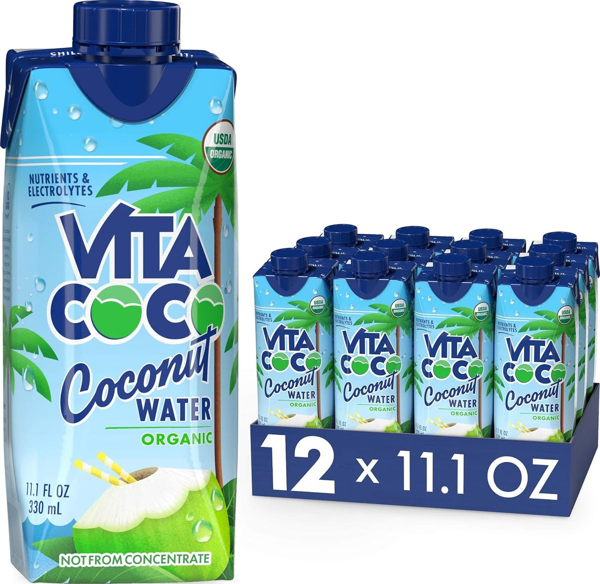 Vita Coco Organic Coconut Water 11.1 oz 12 pack