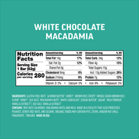 White Chocolate Macadamia Bars