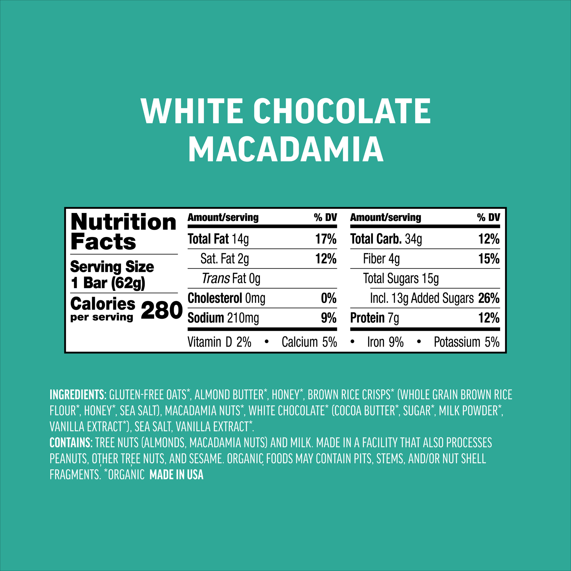 White Chocolate Macadamia Bars