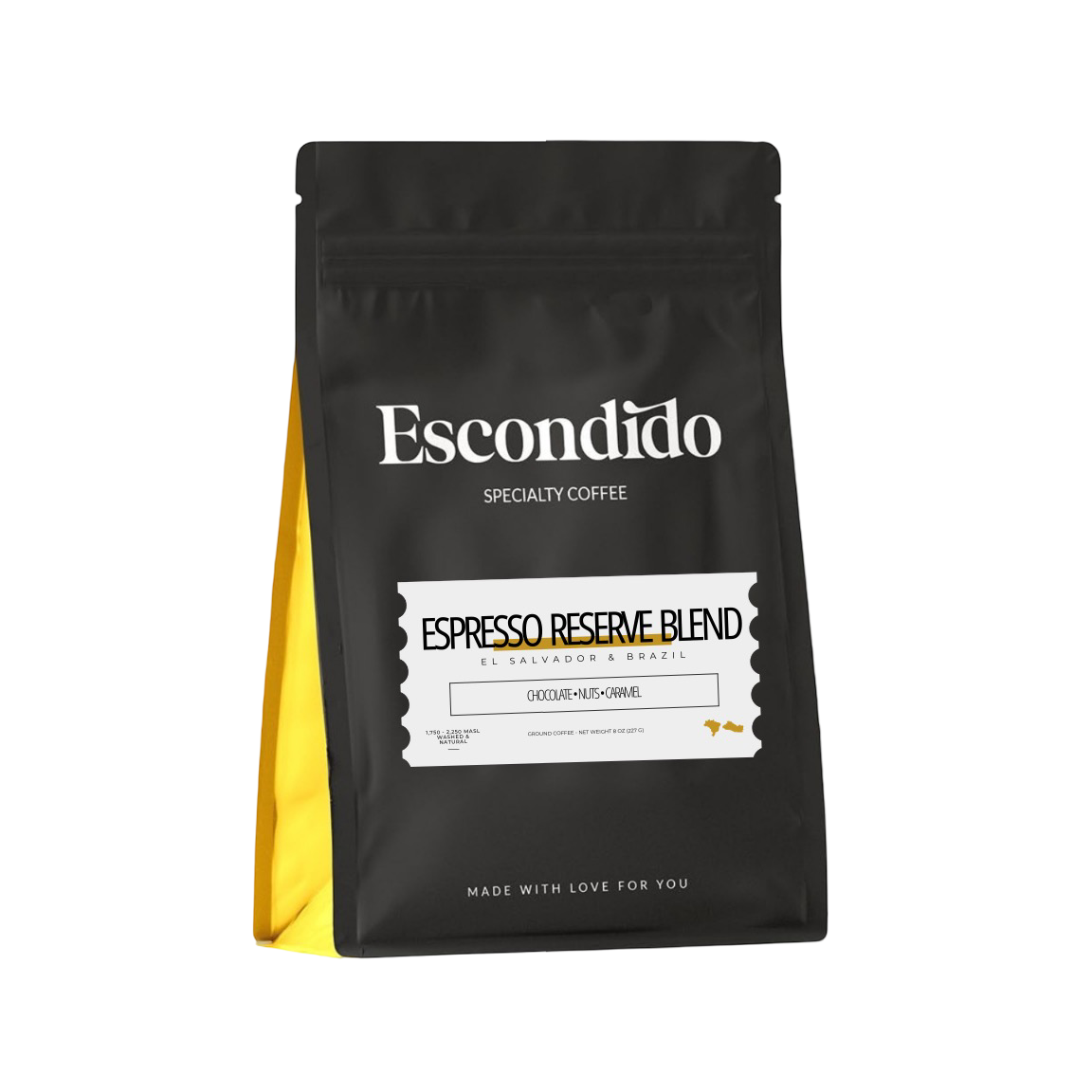 Espresso Reserve Blend 24x8oz Case Ground Coffee Fraction Pack