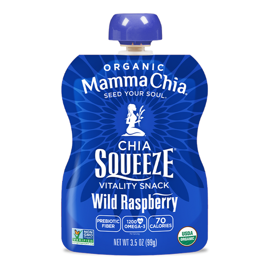 Wild Raspberry Organic Chia Squeeze
