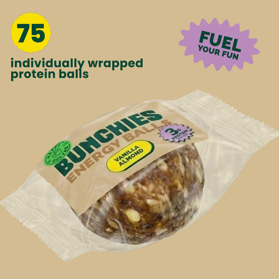 BUNCHIES Energy Balls – Vanilla Almond (75 single serves)