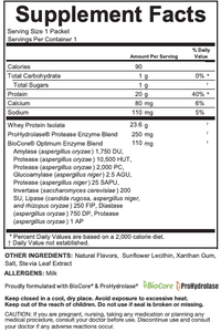 Whey Protein Isolate Vanilla - 12 Single-Serve Pouches