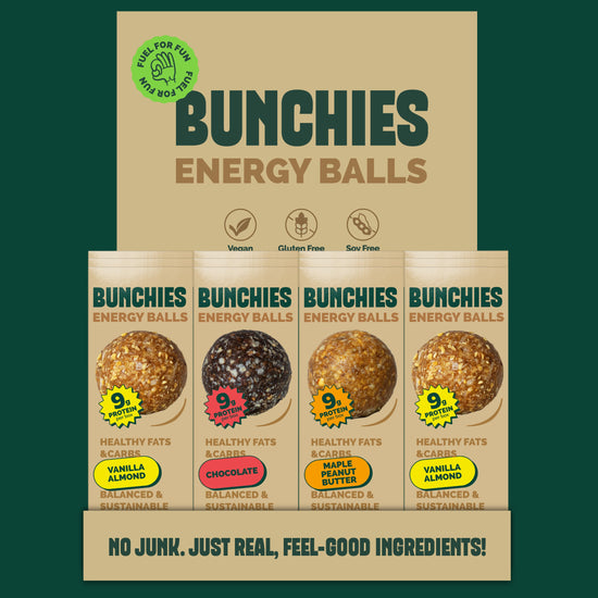 BUNCHIES Energy Balls – Variety Bundle (24 sleeves of 3)