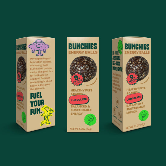 BUNCHIES Energy Balls – Chocolate (24 sleeves of 3)