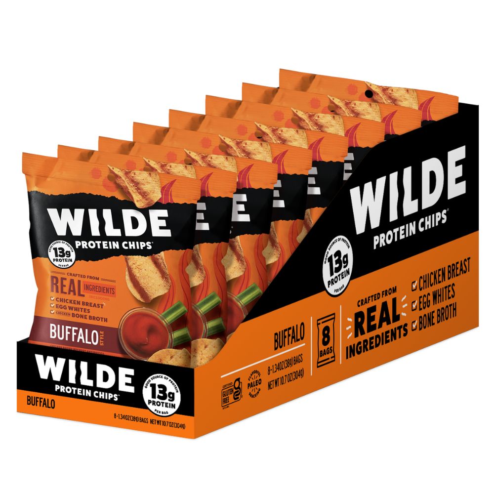 WILDE Buffalo Protein Chips 1.34oz (8ct)