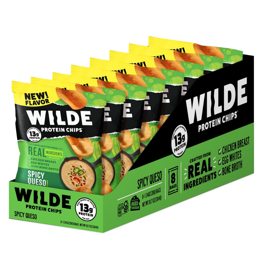 WILDE Spicy Queso Protein Chips 1.34oz (8ct)
