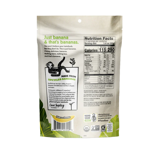 (100g, 12 Pack) Organic ORIGINAL Banana Bites