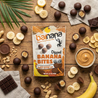 (100g, 12 Pack) Organic PB CUP Banana Bites