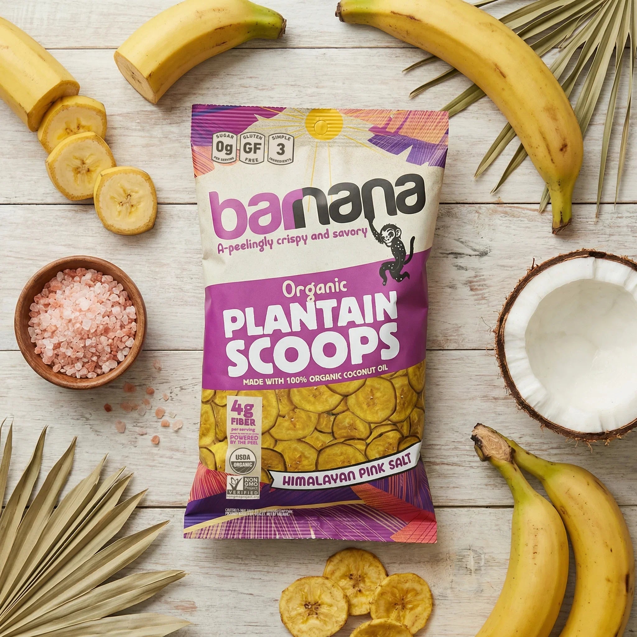 (6 Pack) Pink Salt Plantain Scoops 5oz.