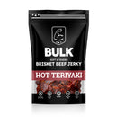 BULK All-Natural Hot Teriyaki Brisket Jerky (Bulk sizes available)