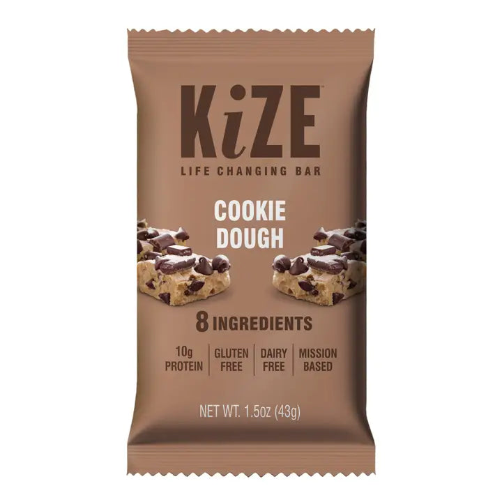 Kize Cookie Dough, Protein Snack Bar, 1.5oz, 20 Bars