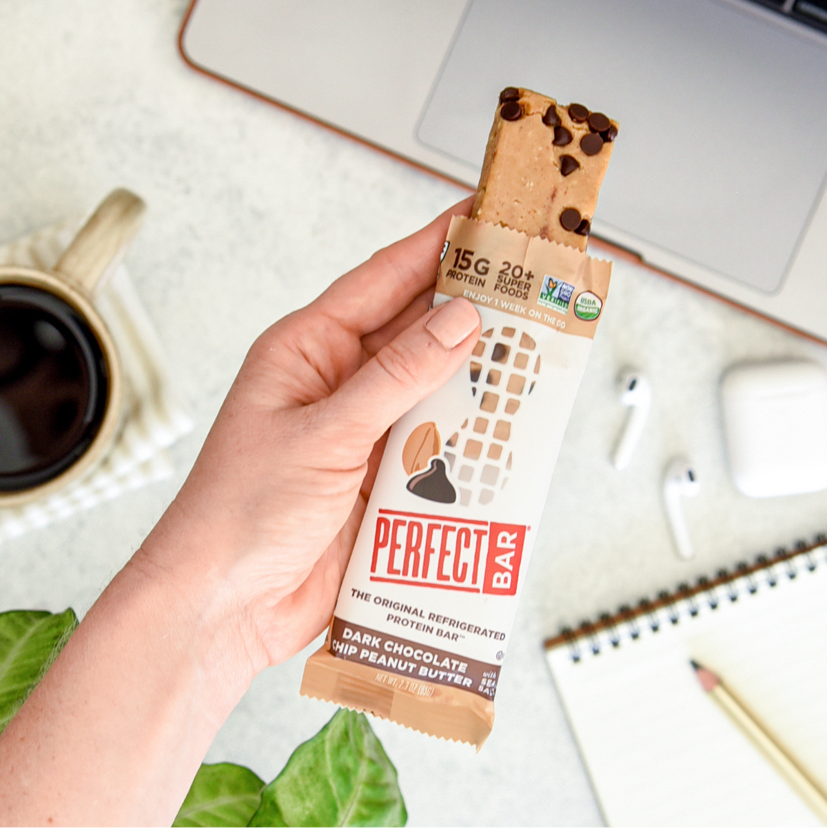 Perfect Bar Dark Chocolate Chip Peanut Butter