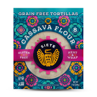 Cassava Flour Tortillas - 18 Packs