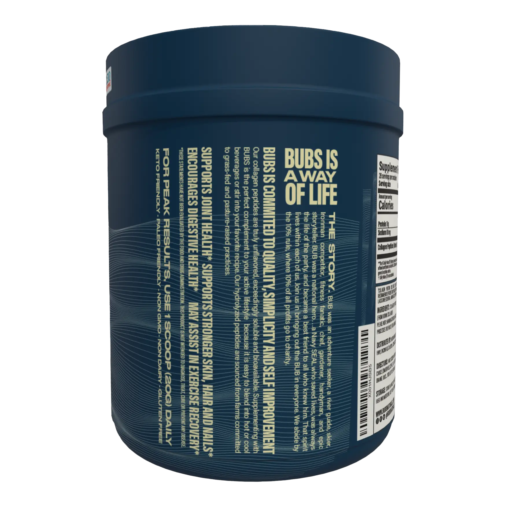 Collagen Peptides, 20oz CASE PACK (6)