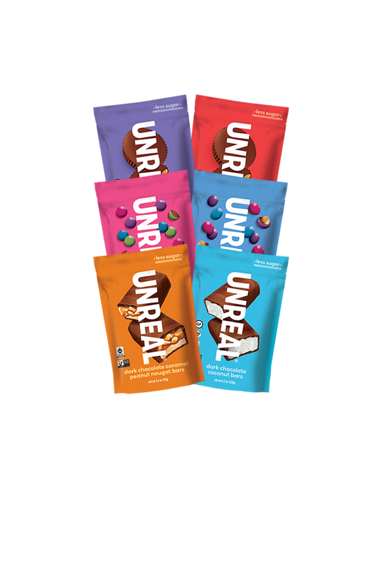 UNREAL - Complete Variety Pack (6 Bags, 1 of Each Flavor)