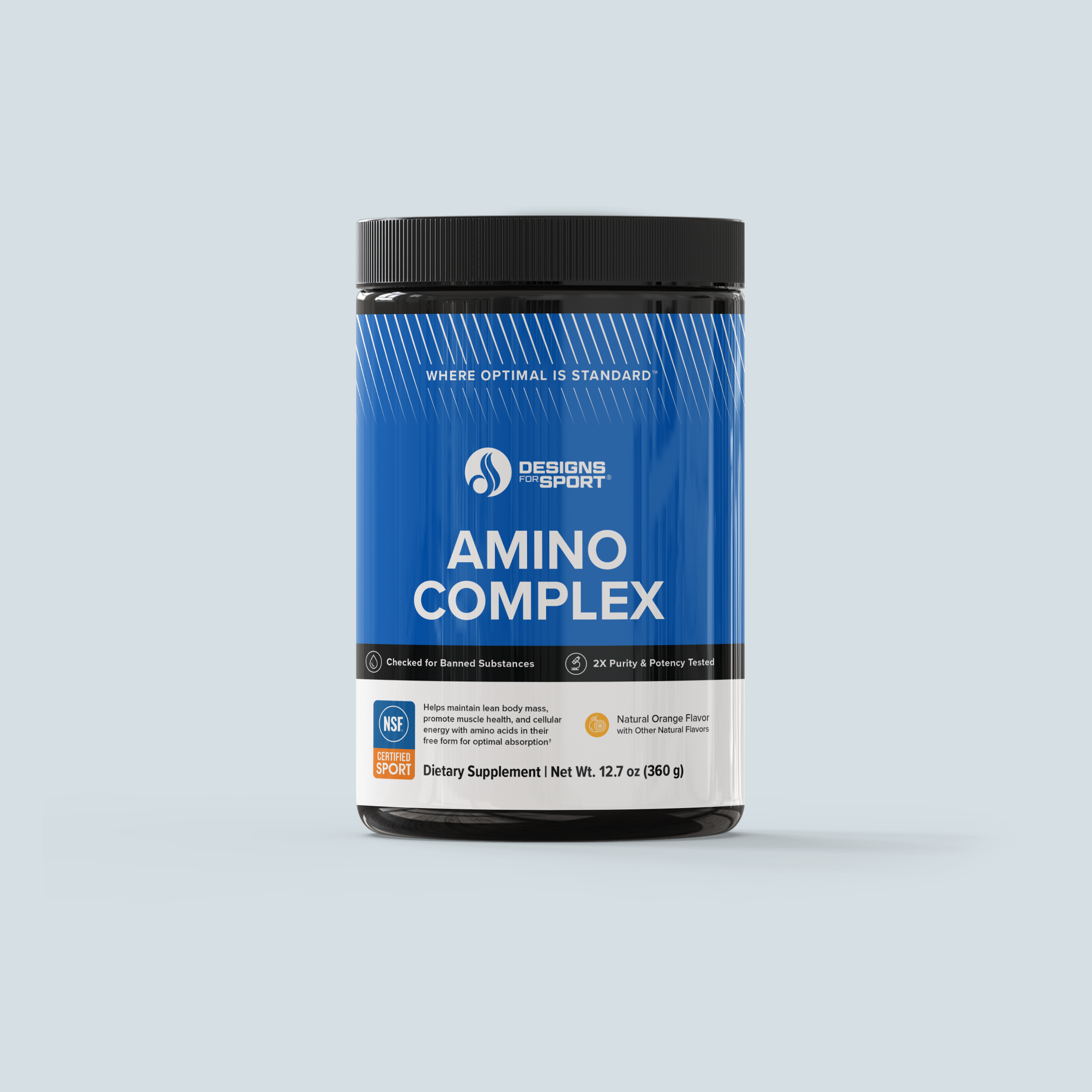 Designs for Sport Amino Complex Natural Orange