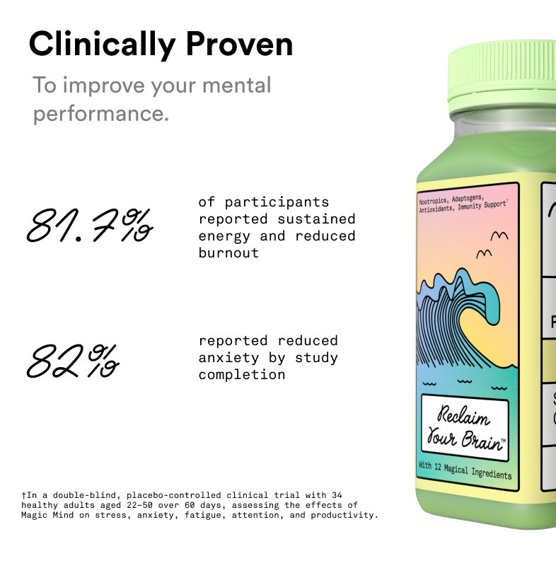 Magic Mind FREE - 0 mg caffeine (60 Bottles)