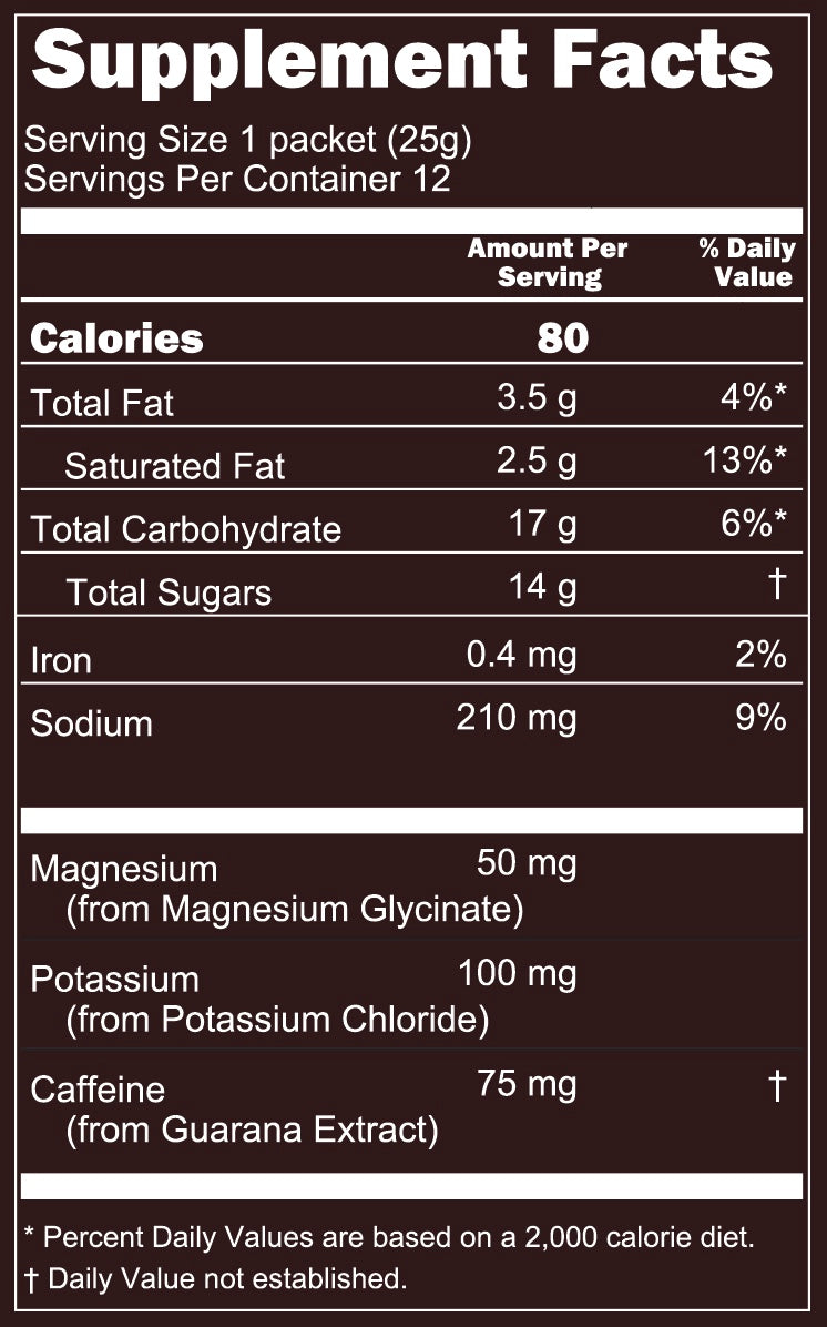 Beonixe Dark Chocolate Energy Honey (12 Packets)
