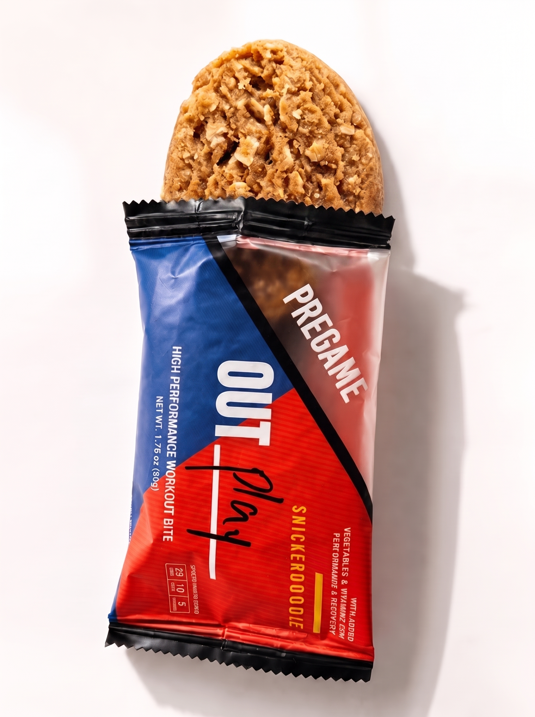 OUTPLAY Soft-Baked Carb Bar, Snickerdoodle | 29g Carbs | 72ct Case