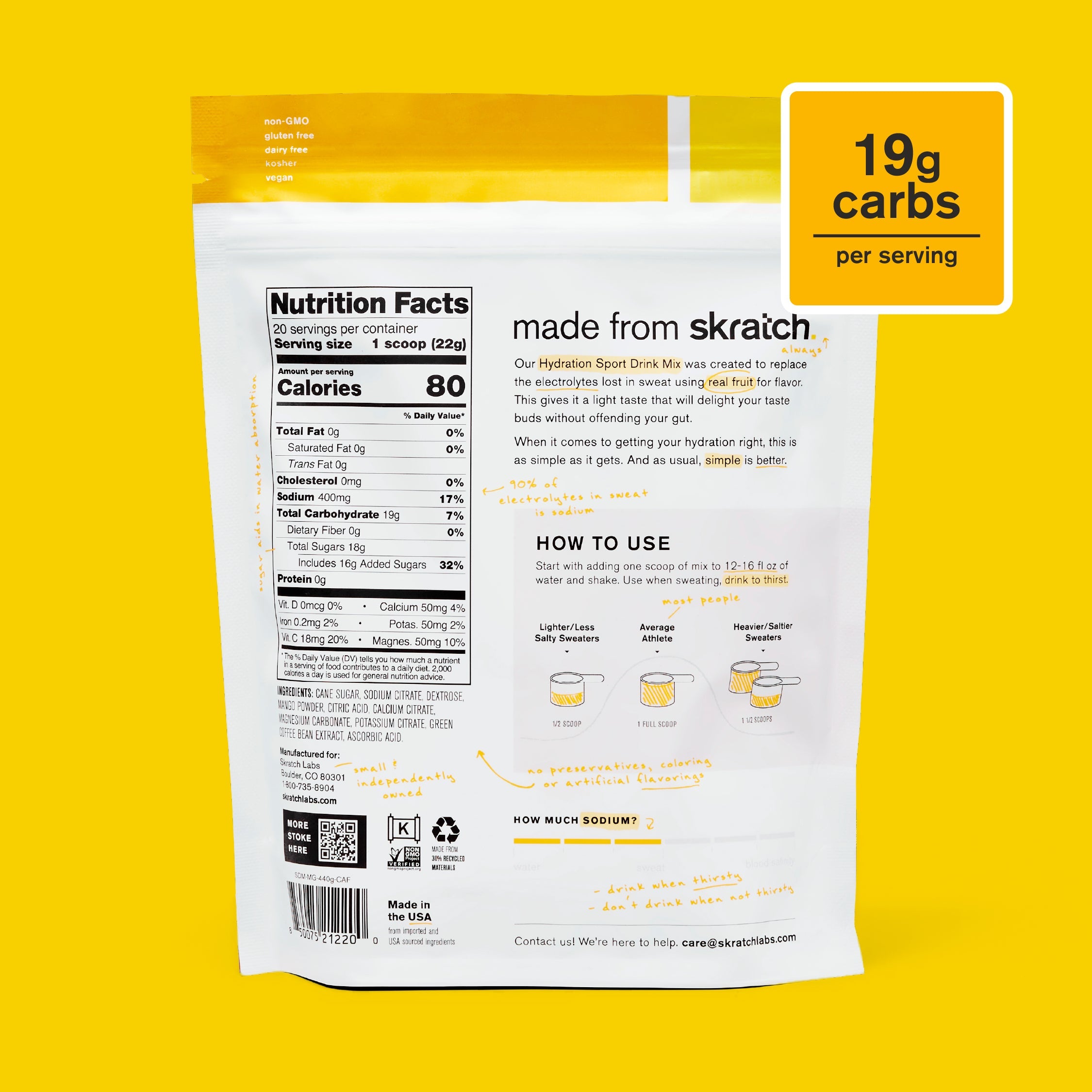 Hydration Sport Drink Mix